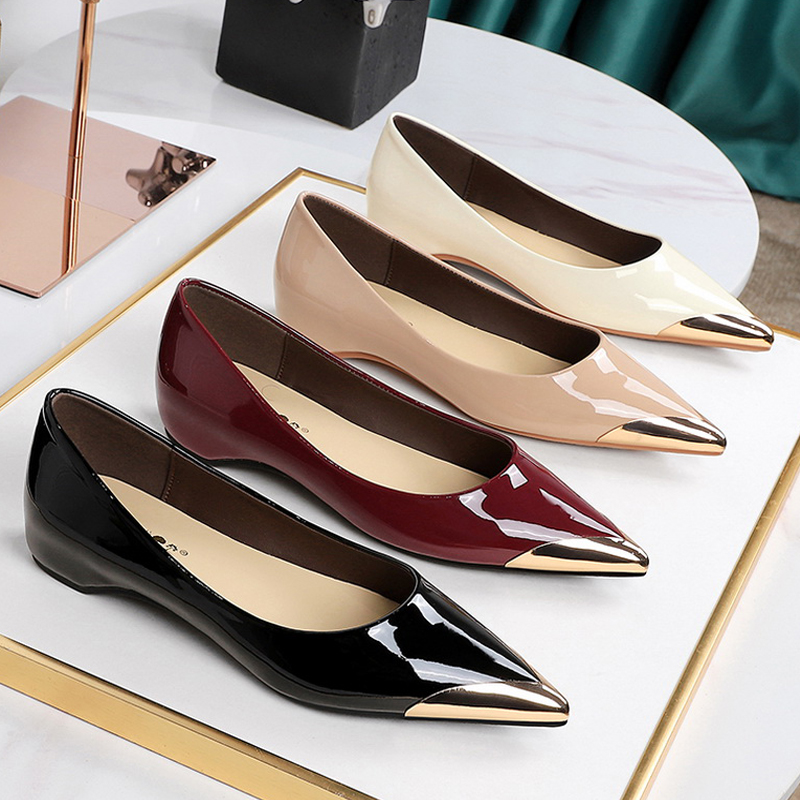 Men'S Shoes Slip On - BIGTREE Shoes Low Heeled Women's Shoes