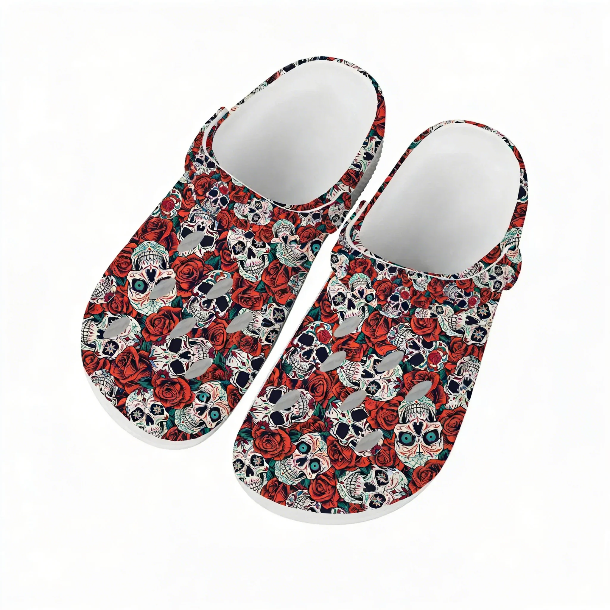 Men'S Shoes In Style - Retro Sugar Skull Water Shoes Men