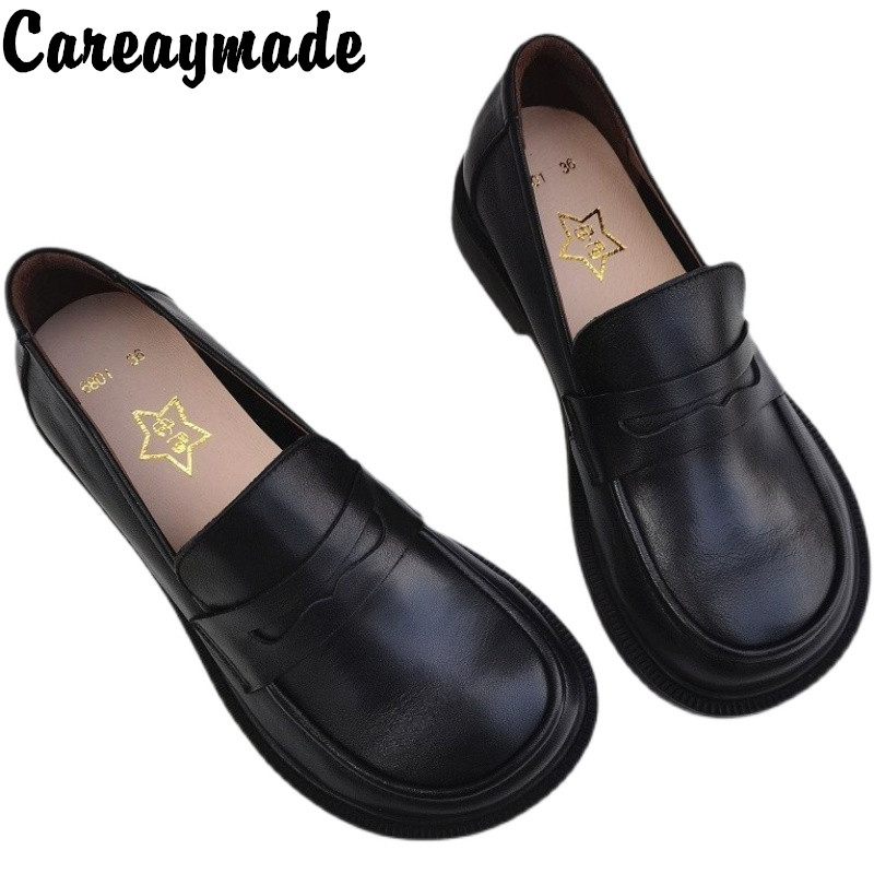 Men'S Shoes Slip On - Careaymade-Áo Khoác Trơn Trượt Trên Giày