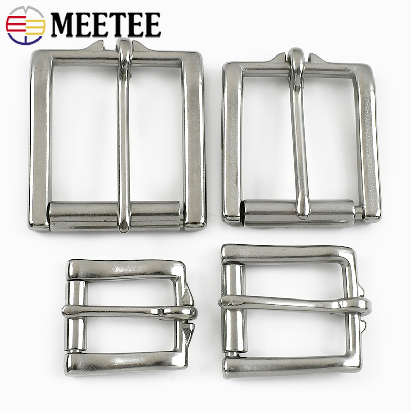Men Shoes Jeans - 1Pc 17-38mm Stainless Steel Belt Buckle