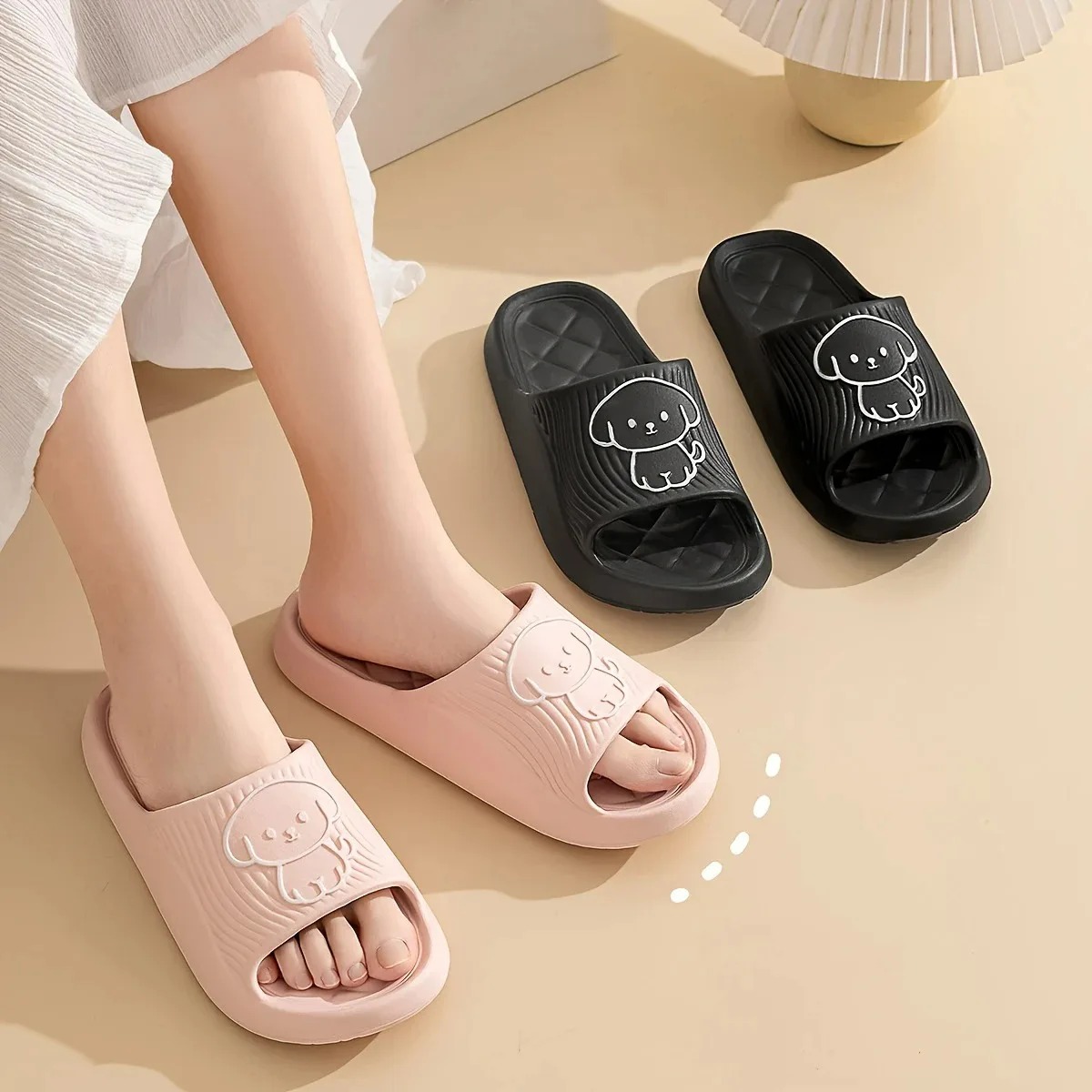 Cute Carton Slippers Bathroom  - đánh giá và giá Men'S Shoes Slip On