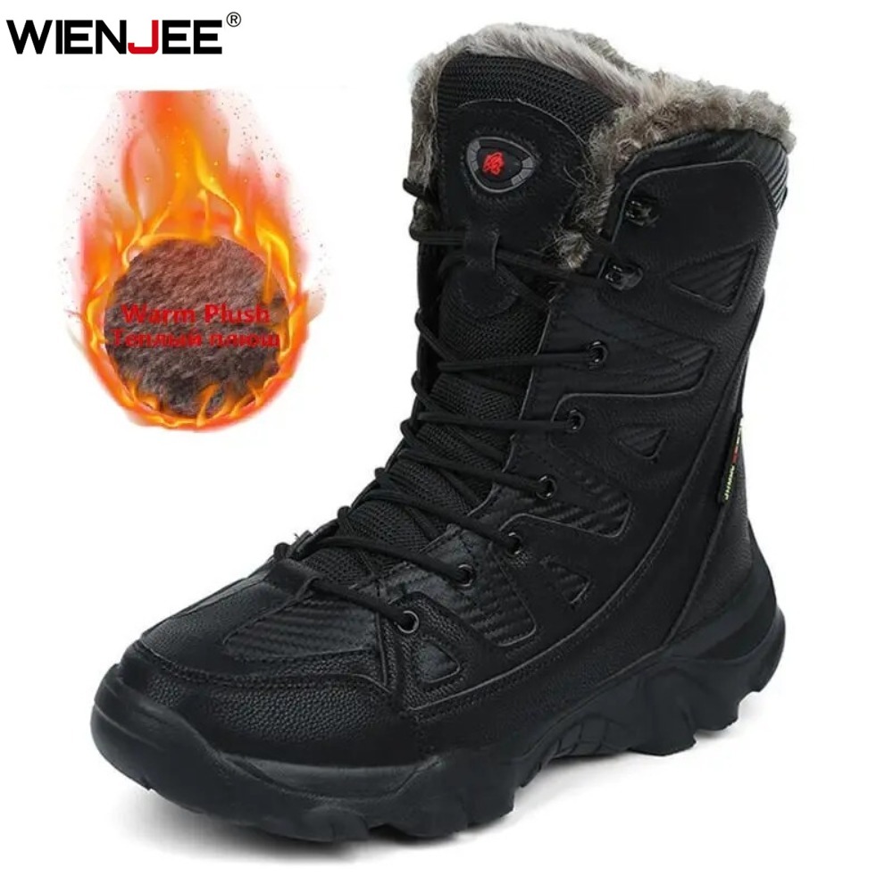 Winter Waterproof Men Boots Pl - đánh giá và giá Men Shoes On Sale