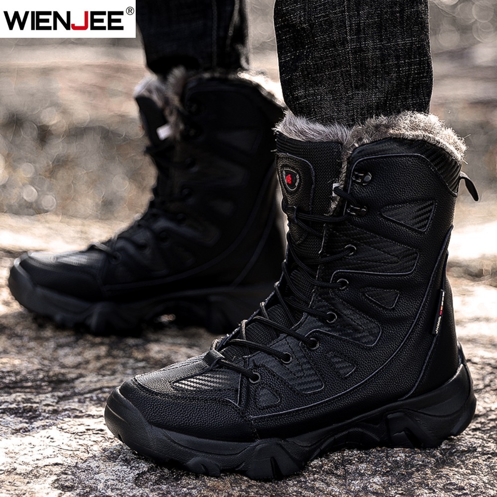 Winter Waterproof Men Boots Pl - đánh giá và giá Men Shoes On Sale