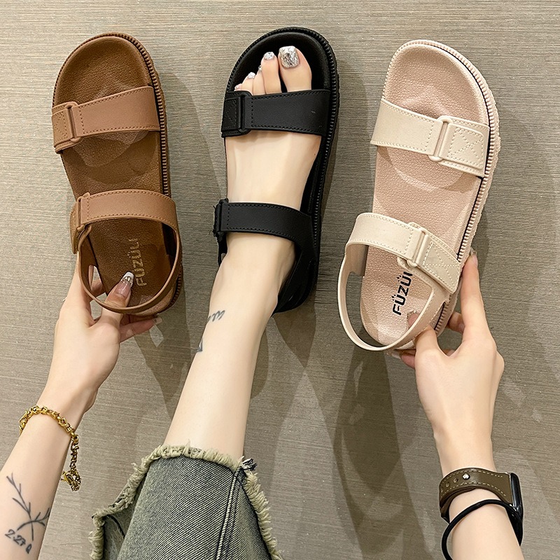 Summer Women's Sandals - Korea - đánh giá và giá Velcro Strap Sandal
