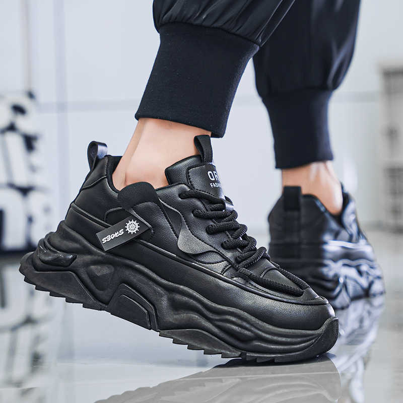 Black Platforme Tennis Man Spo - đánh giá và giá Men Shoes On Sale