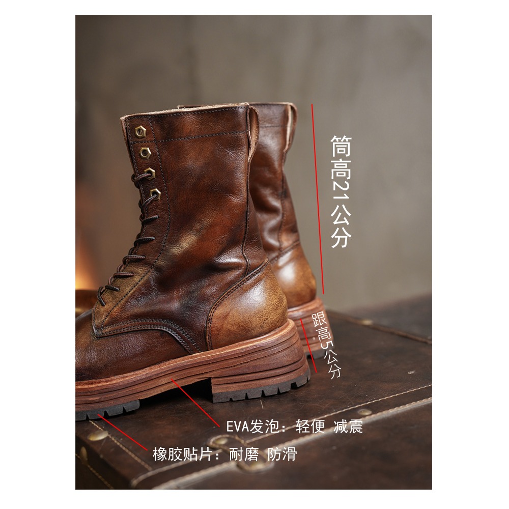 Men's Genuine Leather Motorcyc - đánh giá và giá Men'S Shoes Brogues
