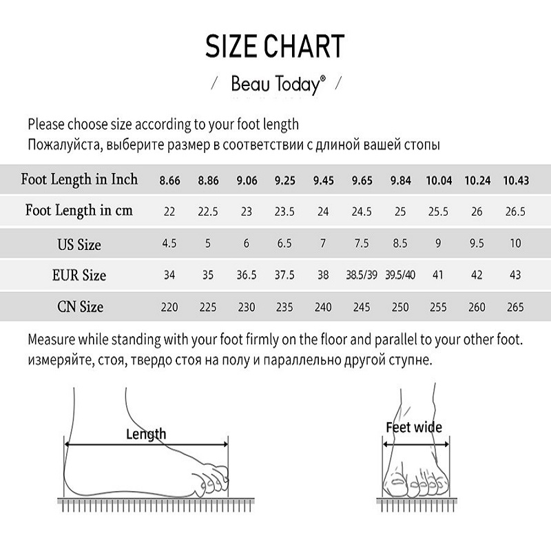 BeauToday Sandals Women Cloth  - đánh giá và giá Velcro Strap Sandal