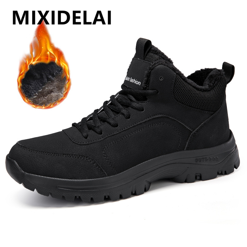 Winter Men's Boots Warm Plush  - đánh giá và giá Men Shoes On Sale
