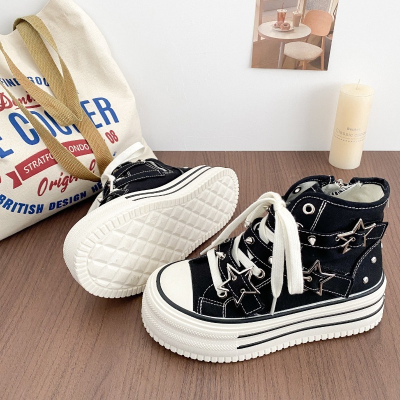 Women's Shoes New Korean Versi - đánh giá và giá Canvas Sneaker High