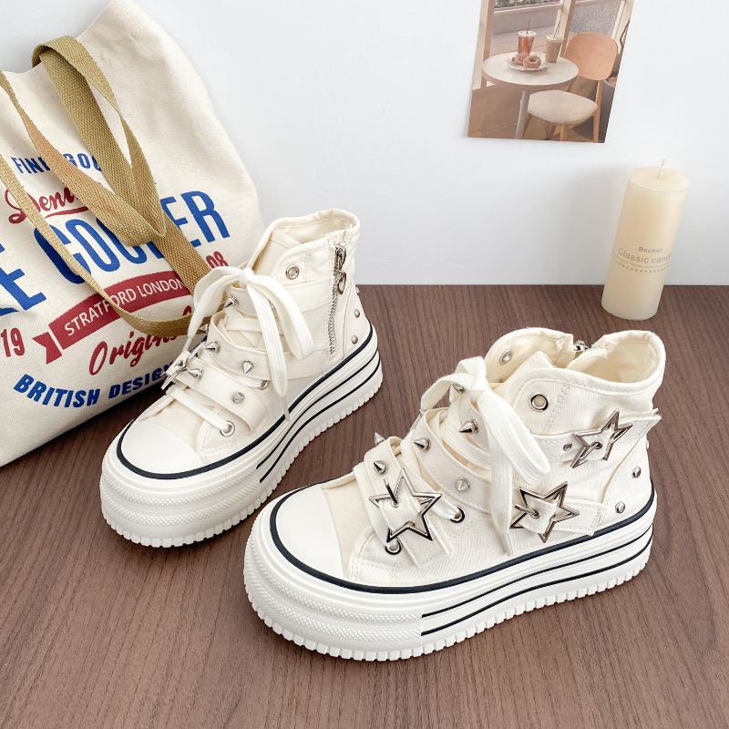 Women's Shoes New Korean Versi - đánh giá và giá Canvas Sneaker High