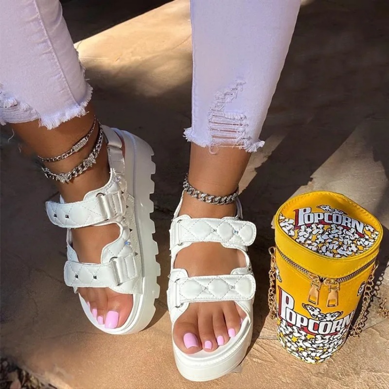 2024 Summer Thick Sole Sandals - đánh giá và giá Velcro Strap Sandal