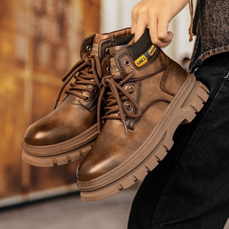 Vintage Men Platform Ankle Boo - đánh giá và giá Men'S Shoes For Work