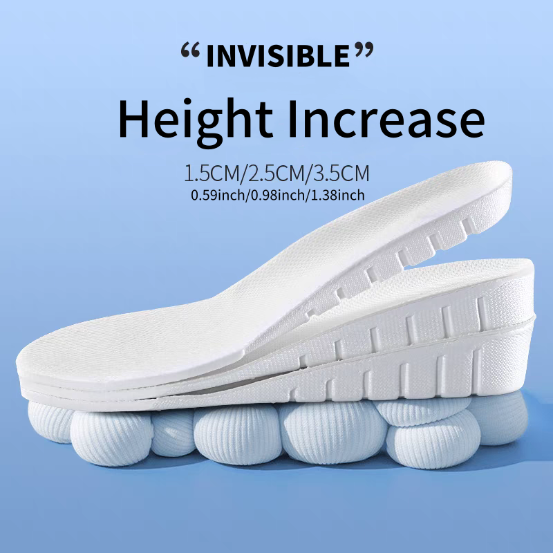 1 Pair New 1.5-3.5cm White Inv - đánh giá và giá Men Shoes Size Chart