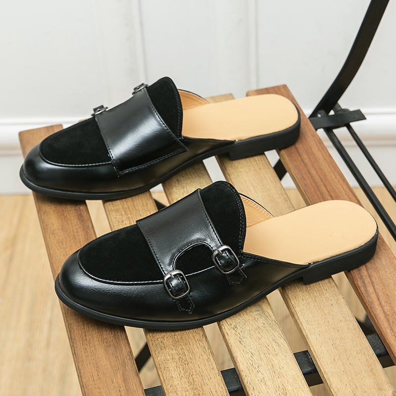 Men Fashionable Half-heeled Le - đánh giá và giá Men'S Shoes In Style