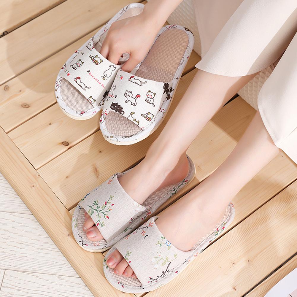 Women Flax Slippers Home Slipp - đánh giá và giá Men Shoes On Sale