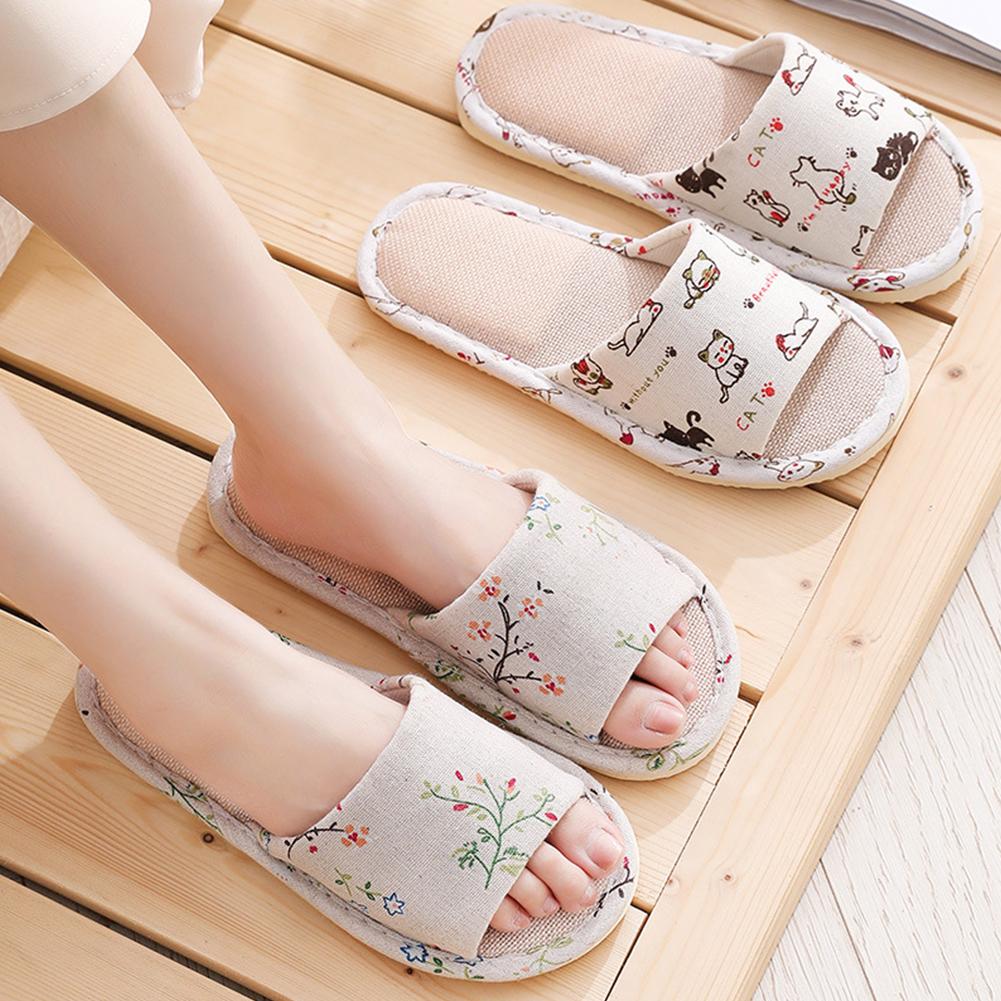 Women Flax Slippers Home Slipp - đánh giá và giá Men Shoes On Sale