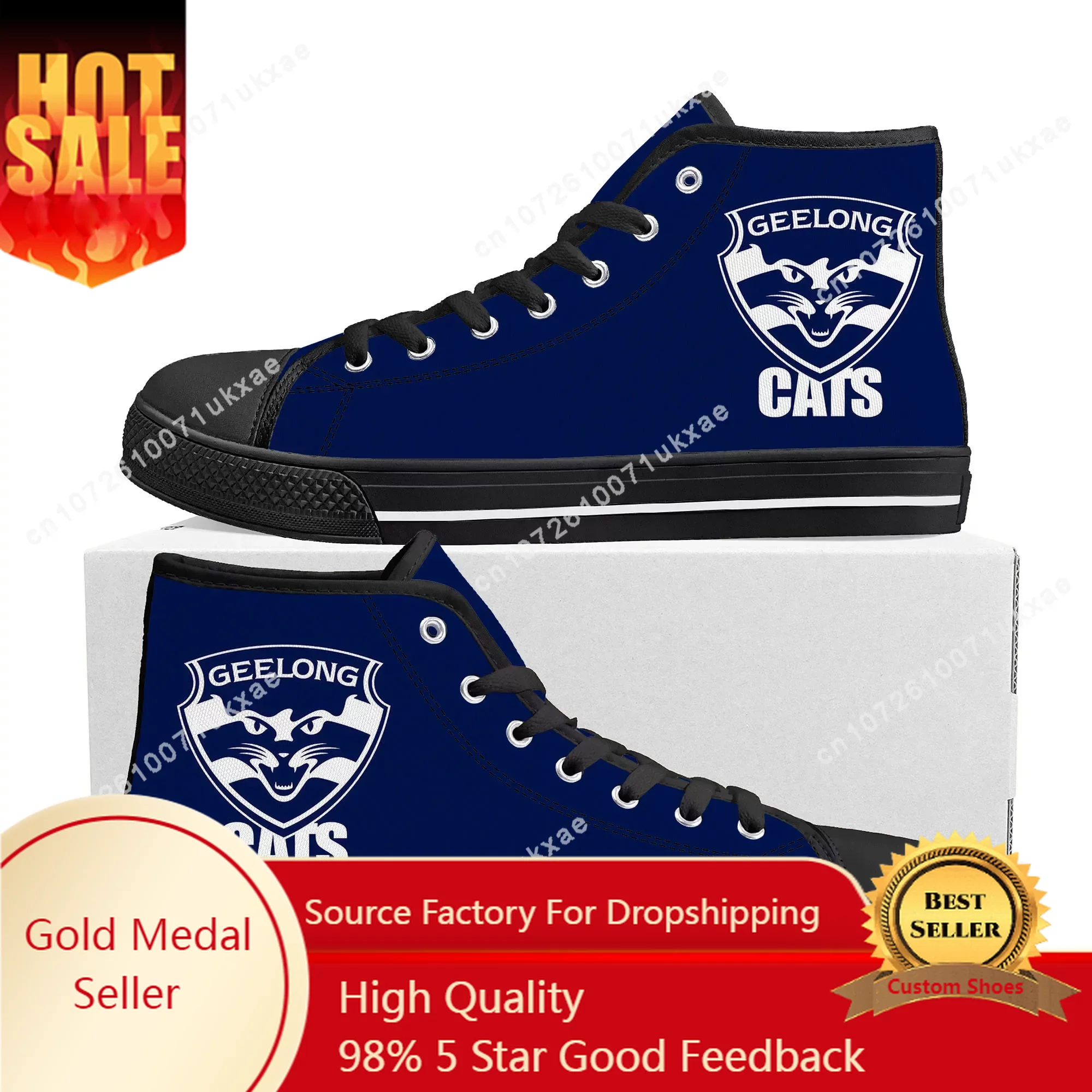 Geelong Cats Australian Footba - đánh giá và giá Canvas Sneaker High