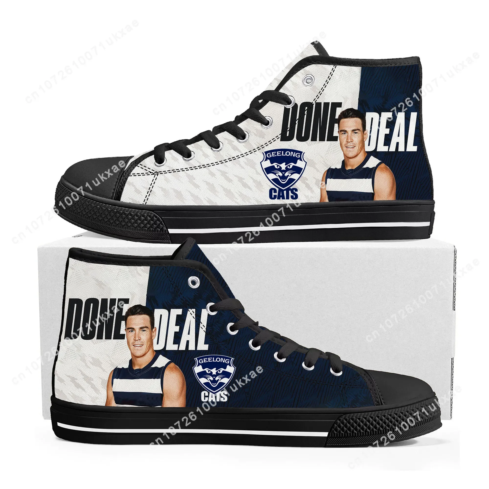 Geelong Cats Australian Footba - đánh giá và giá Canvas Sneaker High