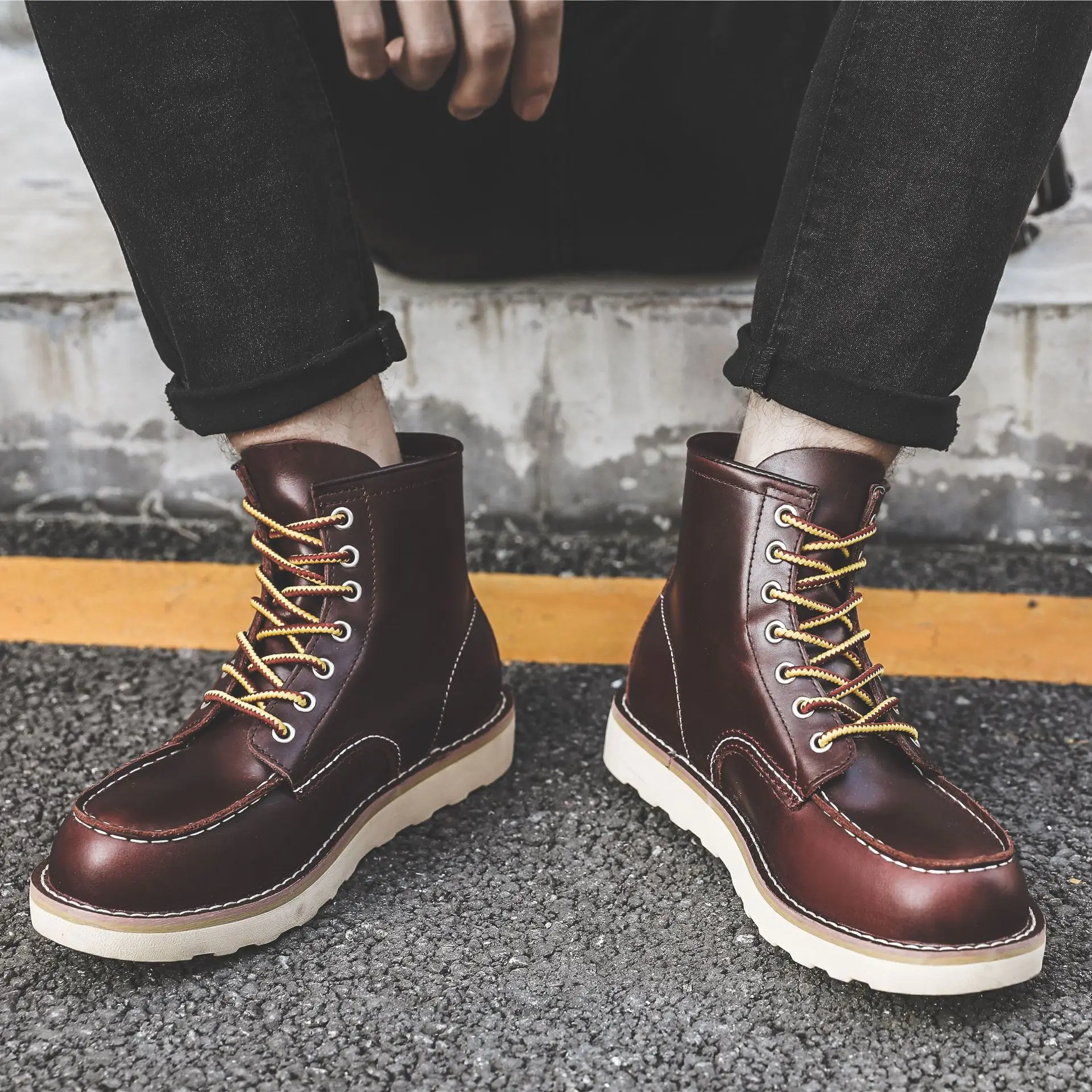Nam Xuân Mùa Đông Giày Mũi Trò - đánh giá và giá Men'S Shoes For Work