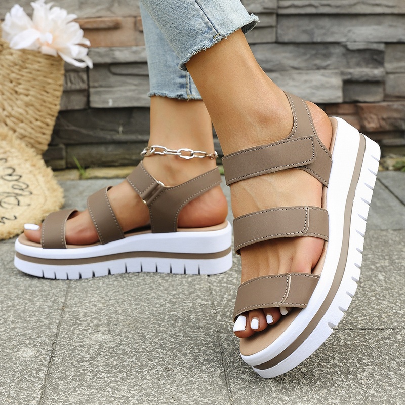 Women's Summer New Arrival Thi - đánh giá và giá Velcro Strap Sandal