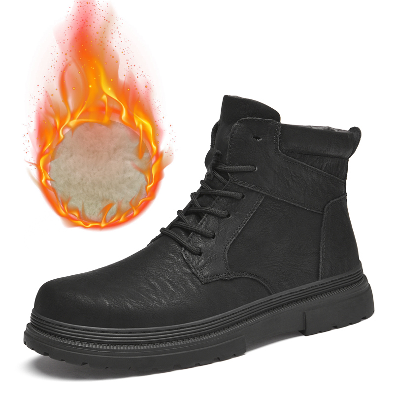 Warm Winter Men Leather Shoes  - đánh giá và giá Men'S Shoes For Work