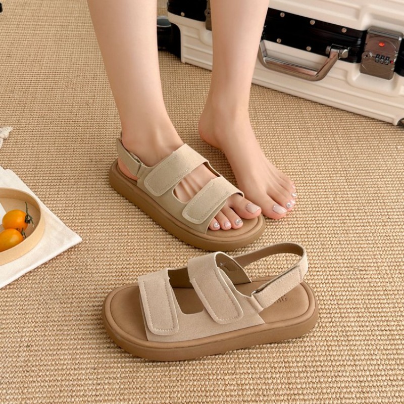 2026 Summer New Women's Thick- - đánh giá và giá Velcro Strap Sandal