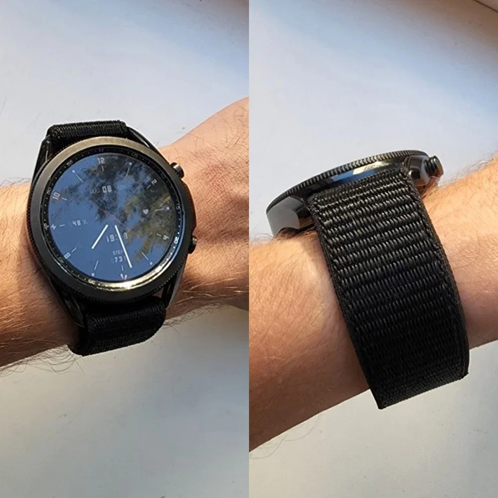 26/22mm Nylon Loop Watch Band  - đánh giá và giá Velcro Strap Sandal