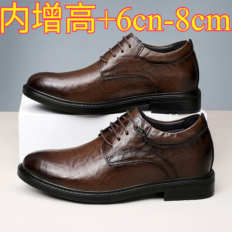 Leather Casual Elevator Shoes  - đánh giá và giá Men Shoes Size Chart