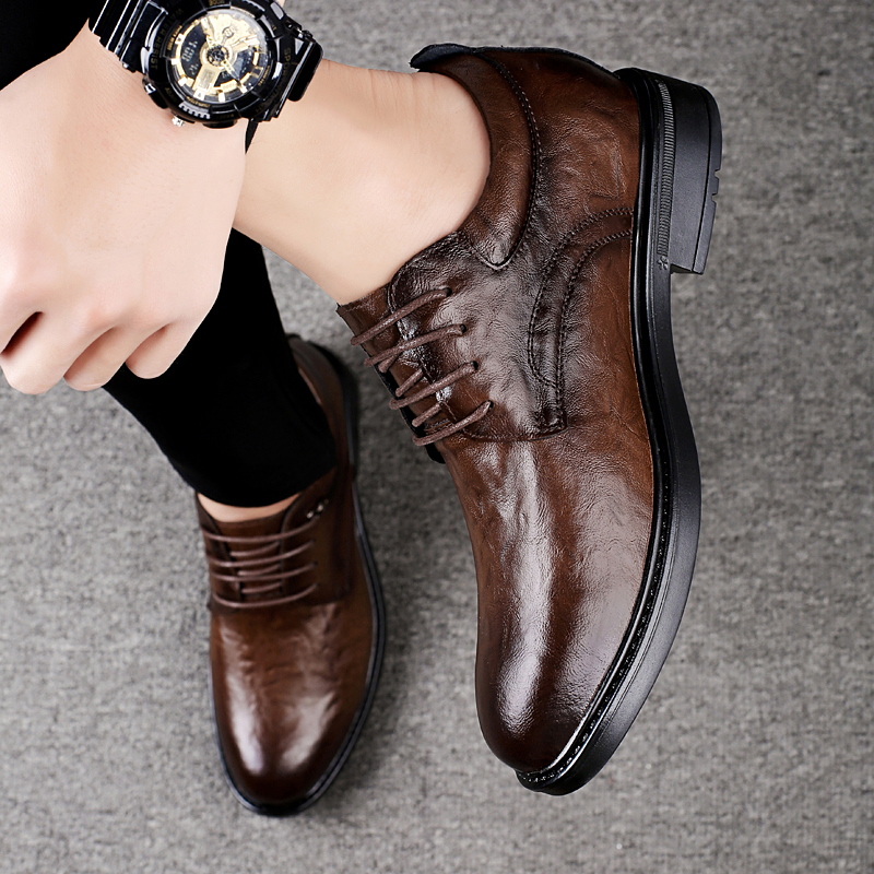 Leather Casual Elevator Shoes  - đánh giá và giá Men Shoes Size Chart