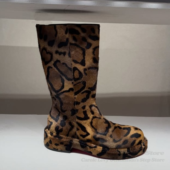 Brown Suede Leopard Print Mid  - đánh giá và giá Men Shoes Brands