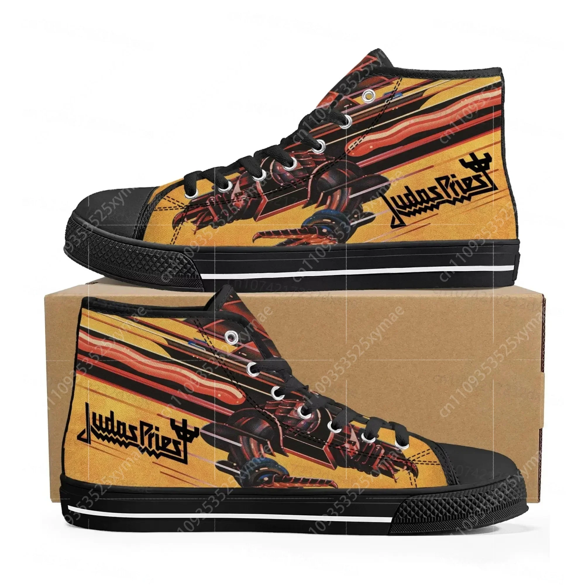 Judas Priest Heavy Metal Rock  - đánh giá và giá Canvas Sneaker High