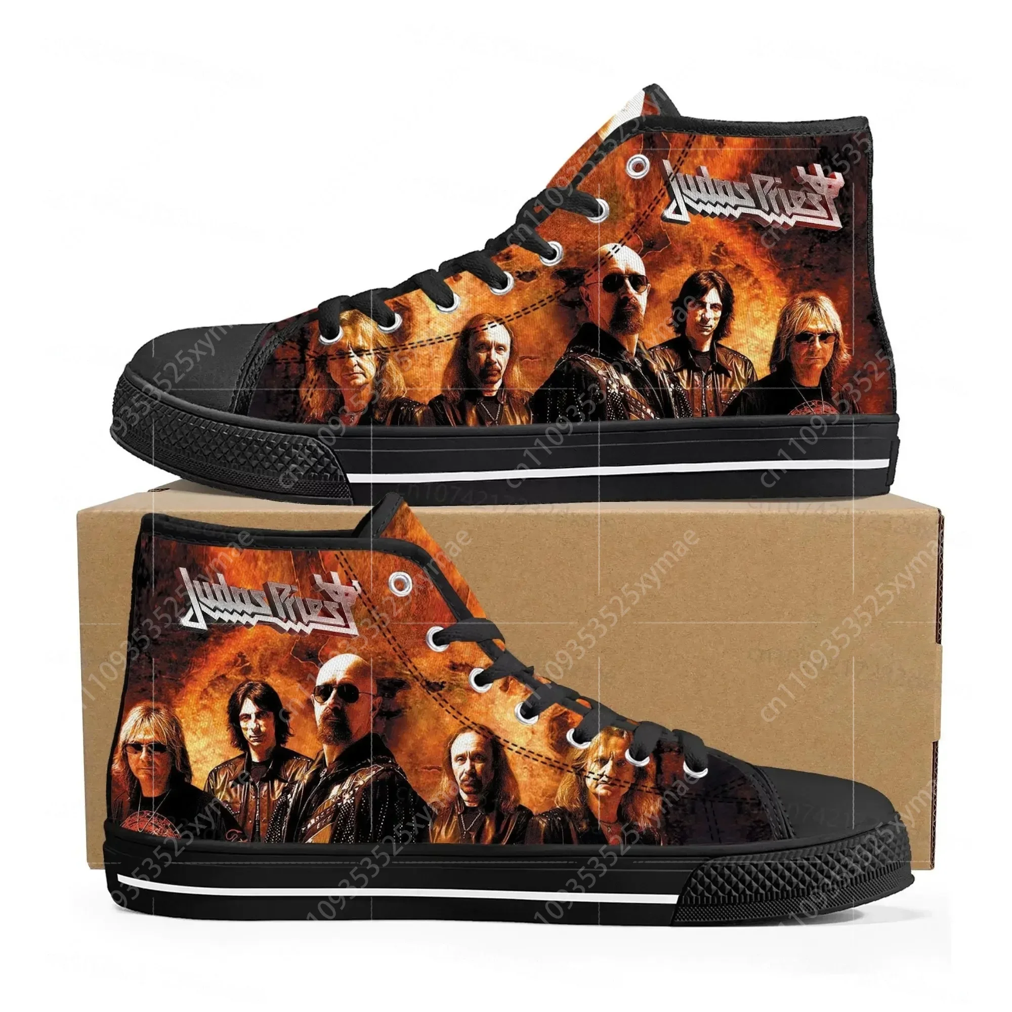 Judas Priest Heavy Metal Rock  - đánh giá và giá Canvas Sneaker High