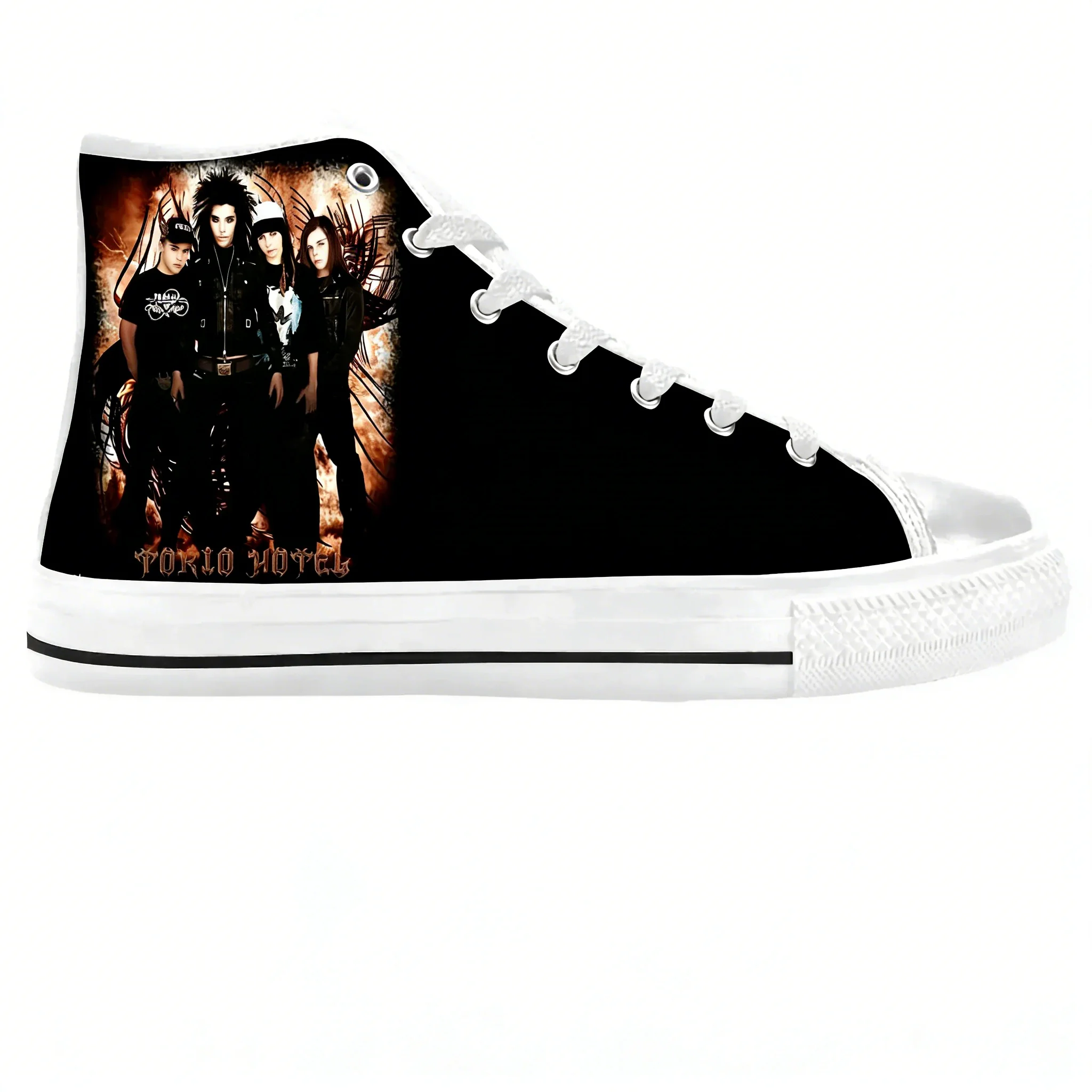 Hotel Rock Band Music Singer C - đánh giá và giá Canvas Sneaker High